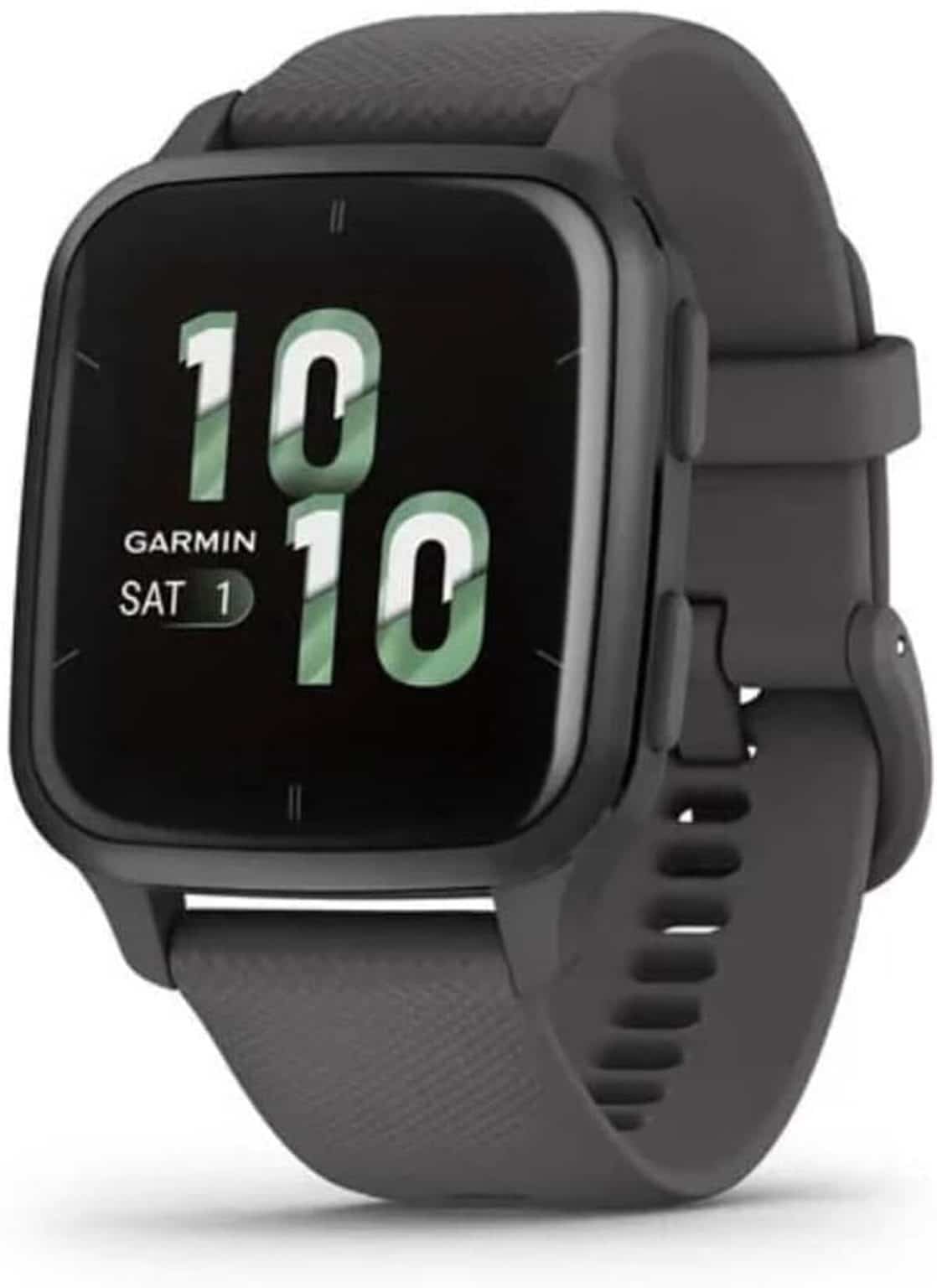 Montre GPS Multisports Garmin Fēnix E - Écran AMOLED 1,3 Pouces, Autonomie Jusqu'à 16 Jours, Acier Gris Avec Bracelet Noir