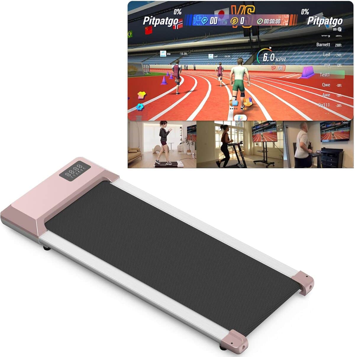 Test du Superun Raceable : tapis de marche connecté et performant