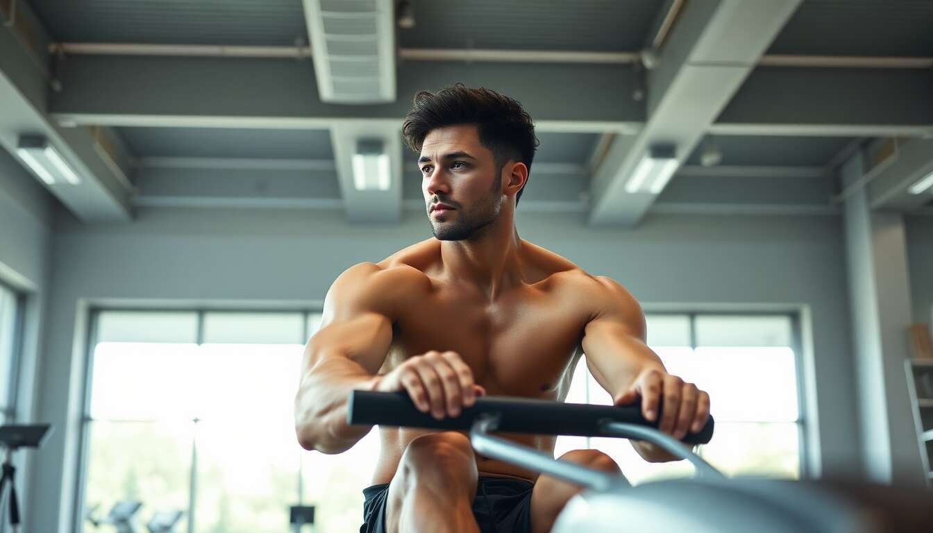 Impact du rameur sur la musculation générale et le cardio
