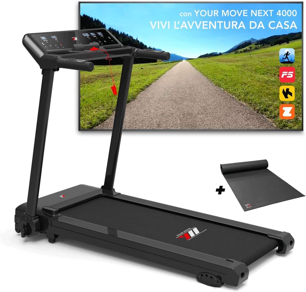 Test du tapis de course pliable YM Next 4000 : performance et gain de place
