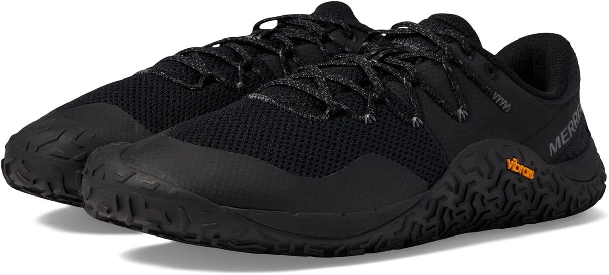 Test des Merrell Homme Trail Glove 7, baskets performantes en noir