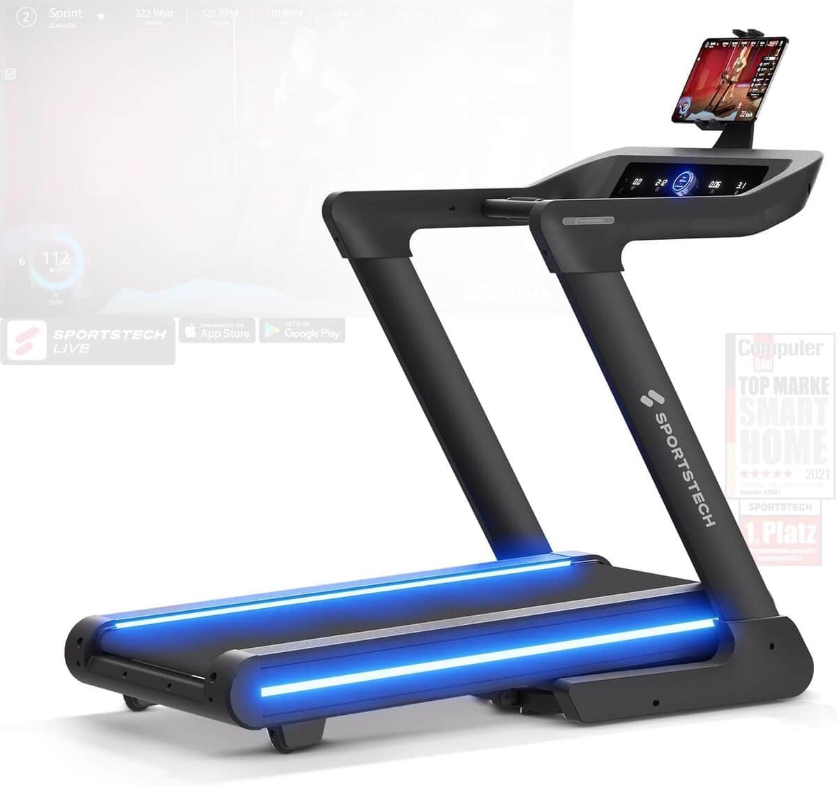 Test du tapis de course Sportstech sTread Lite
