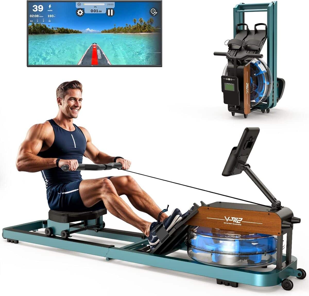 Test du rameur MettleMatic pliable : performance et praticité