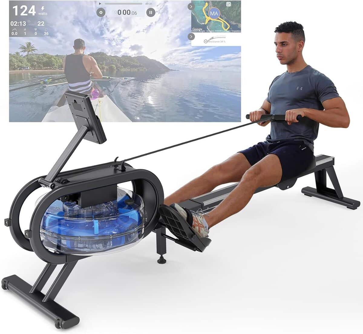 Test du rameur WaterRower : performance et efficacité