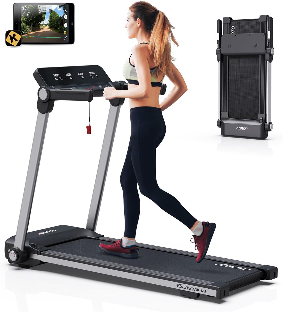Test du tapis de course pliable JOROTO : performance et praticité à domicile