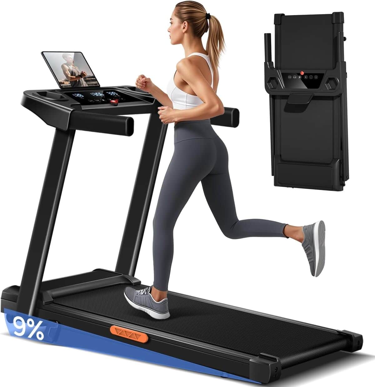 Test du Lontek : tapis de course pliable puissant et inclinable
