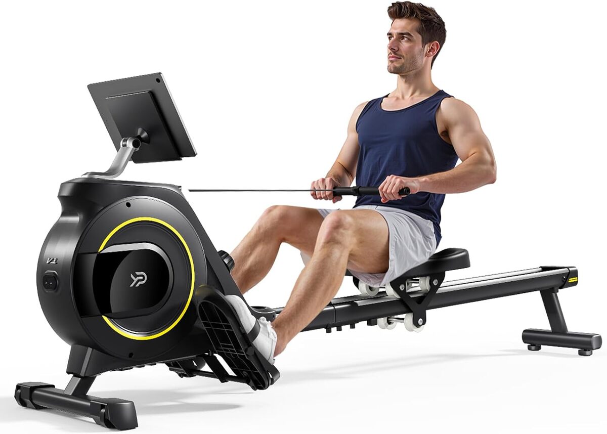 Test du rameur YPOO magnétique pliable : entraînement cardio et force complet