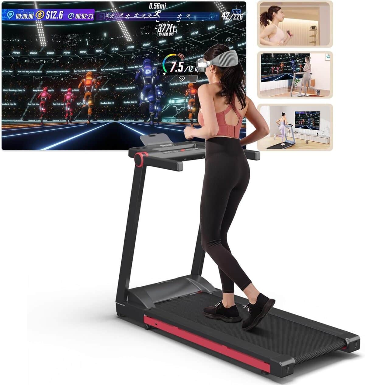 Test du tapis de course Lacuffy Raceable : technologie et performance