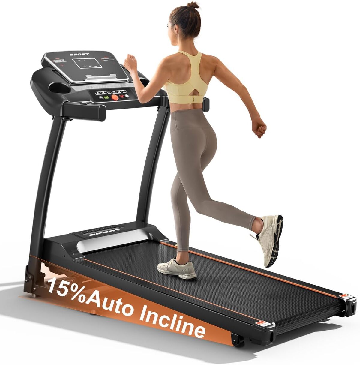 Test du tapis de course pliable LIJIUJIA 3, 0 HP