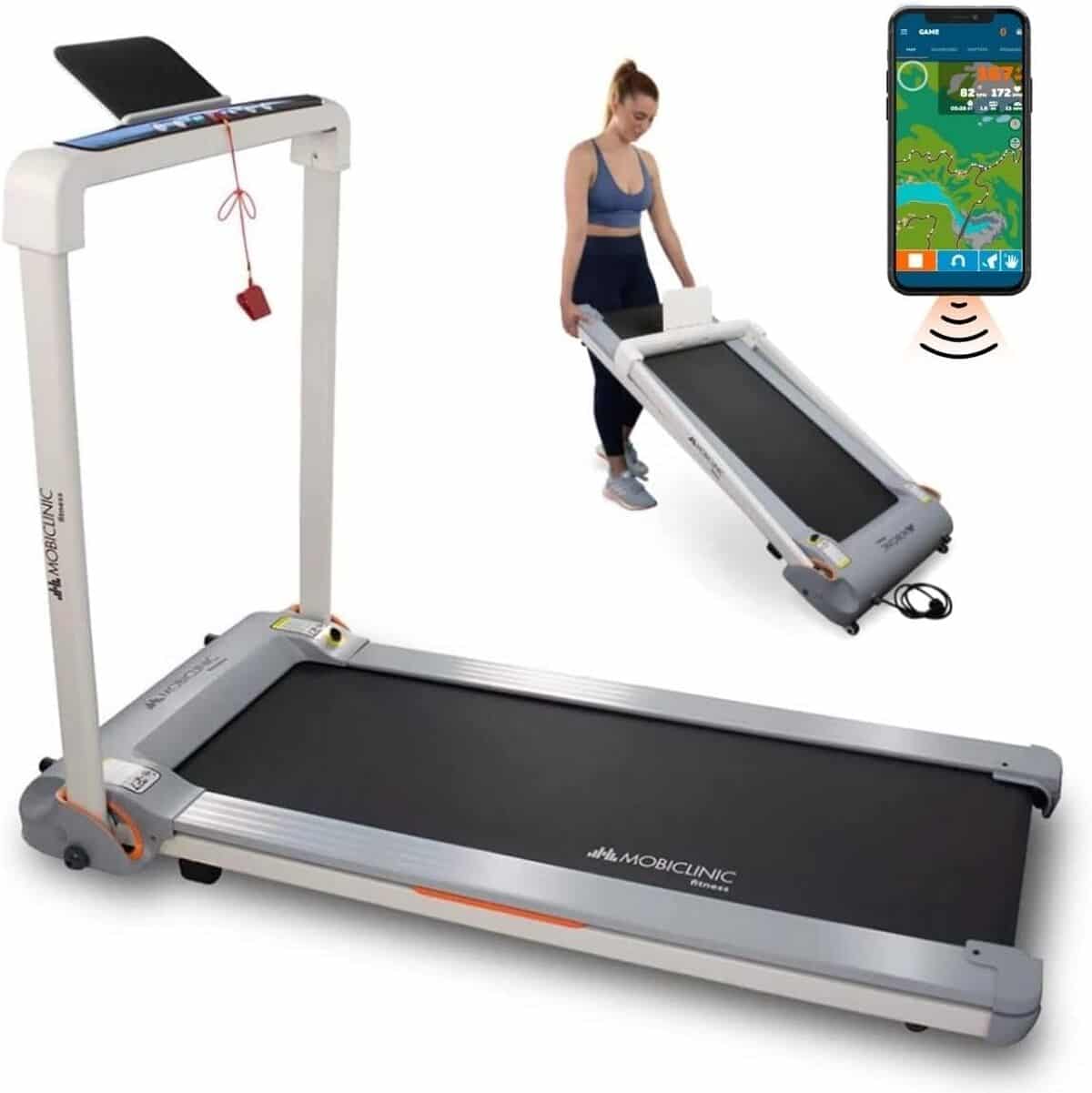Test du tapis de course pliable Mobiclinic Tibet : performance et connectivité