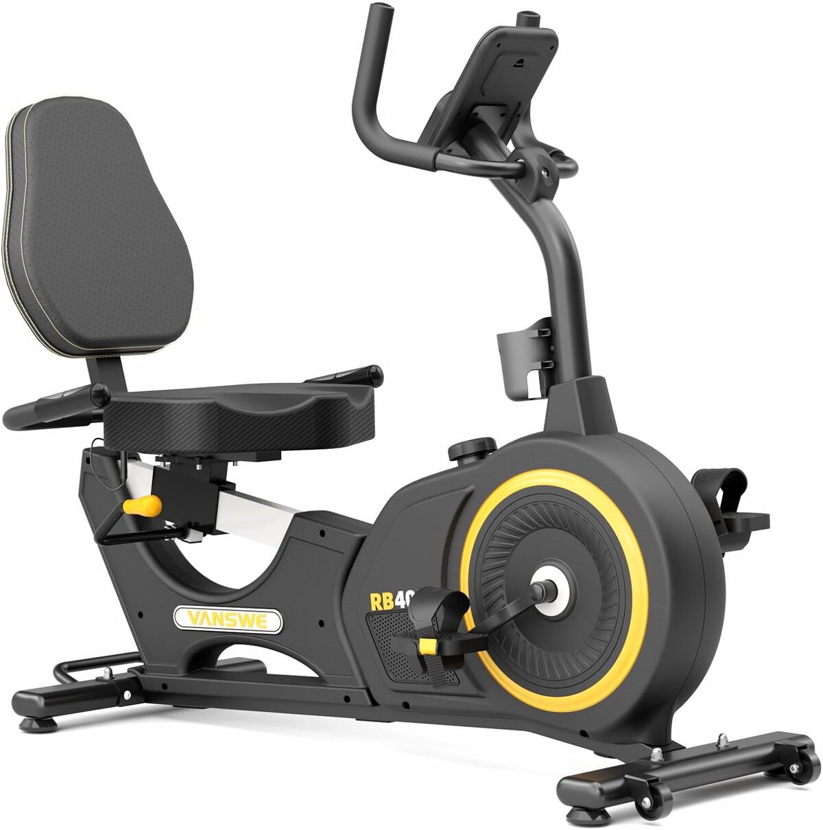 Test du vélo d'appartement couché Vanswe 181, 4 kg avec application intelligente