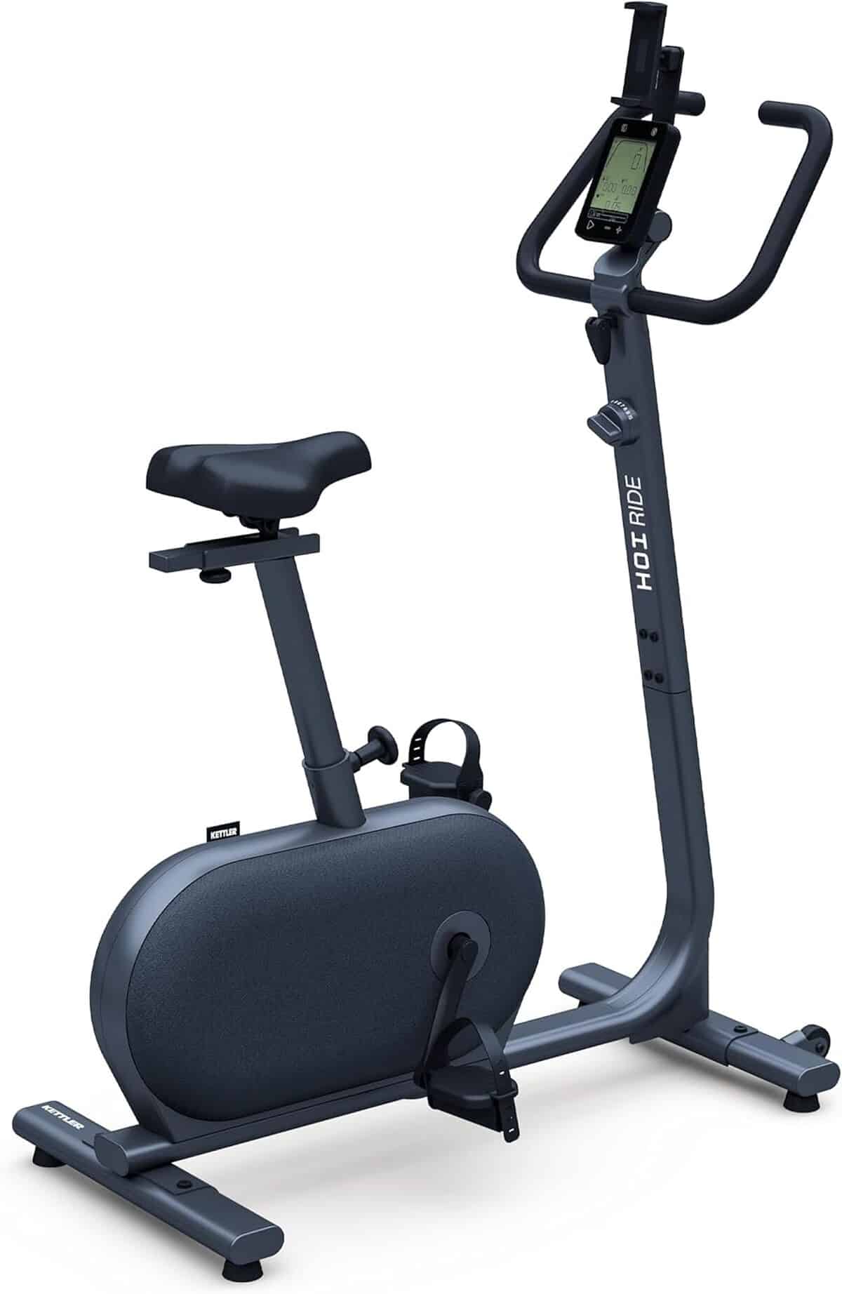 Test du vélo d'exercice K Kettler HOI Ride Stone : freinage magnétique et confort ajustable