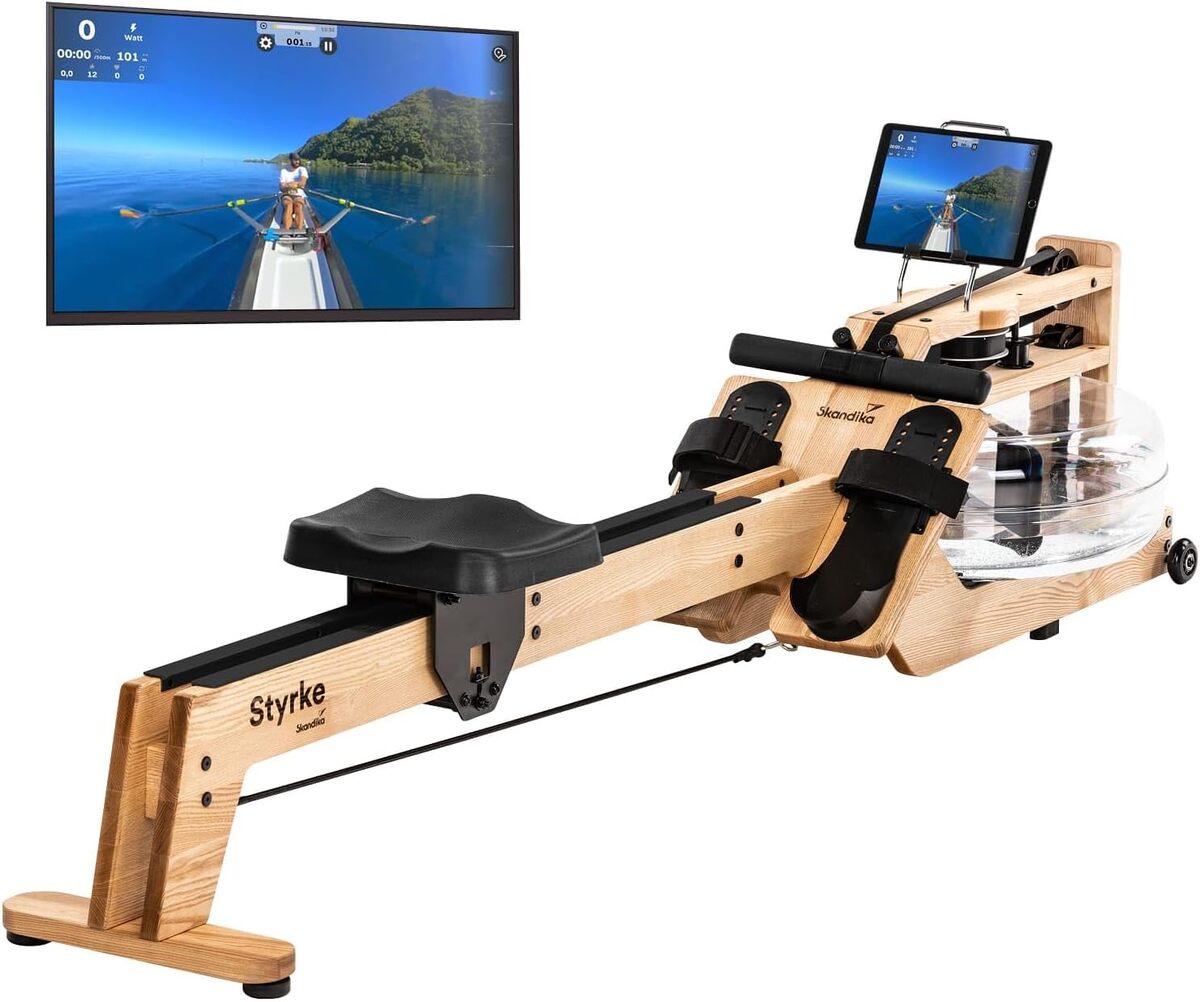 Test : rameur à eau Skandika Styrke en bois