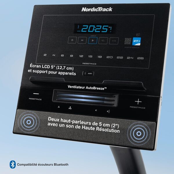 NordicTrack GX LE Vélo Semi-Allongé, Noir