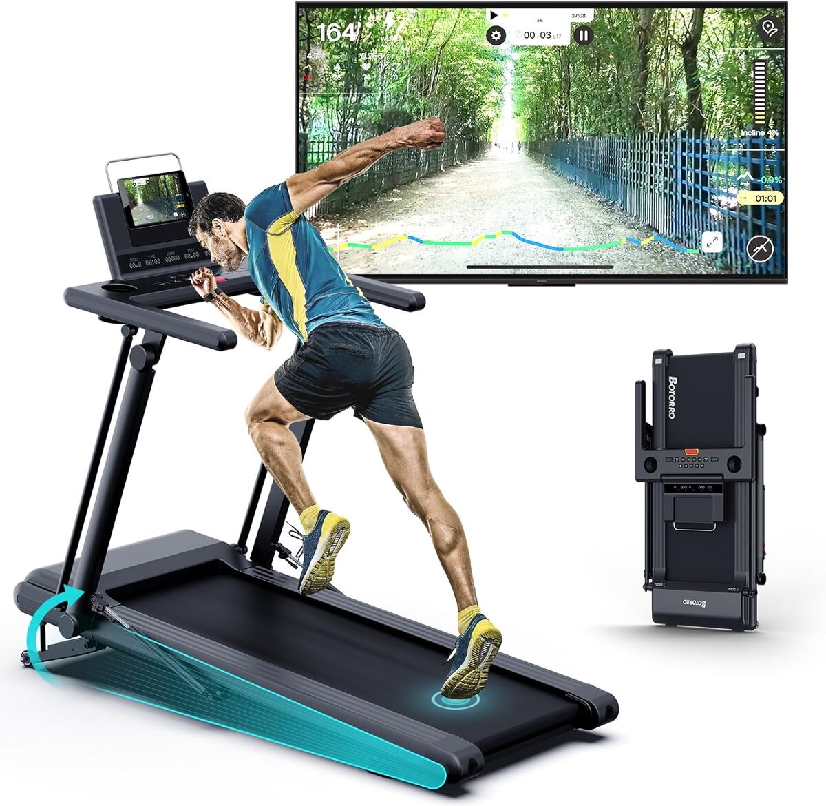 Test : botorro tapis de course pliable puissant