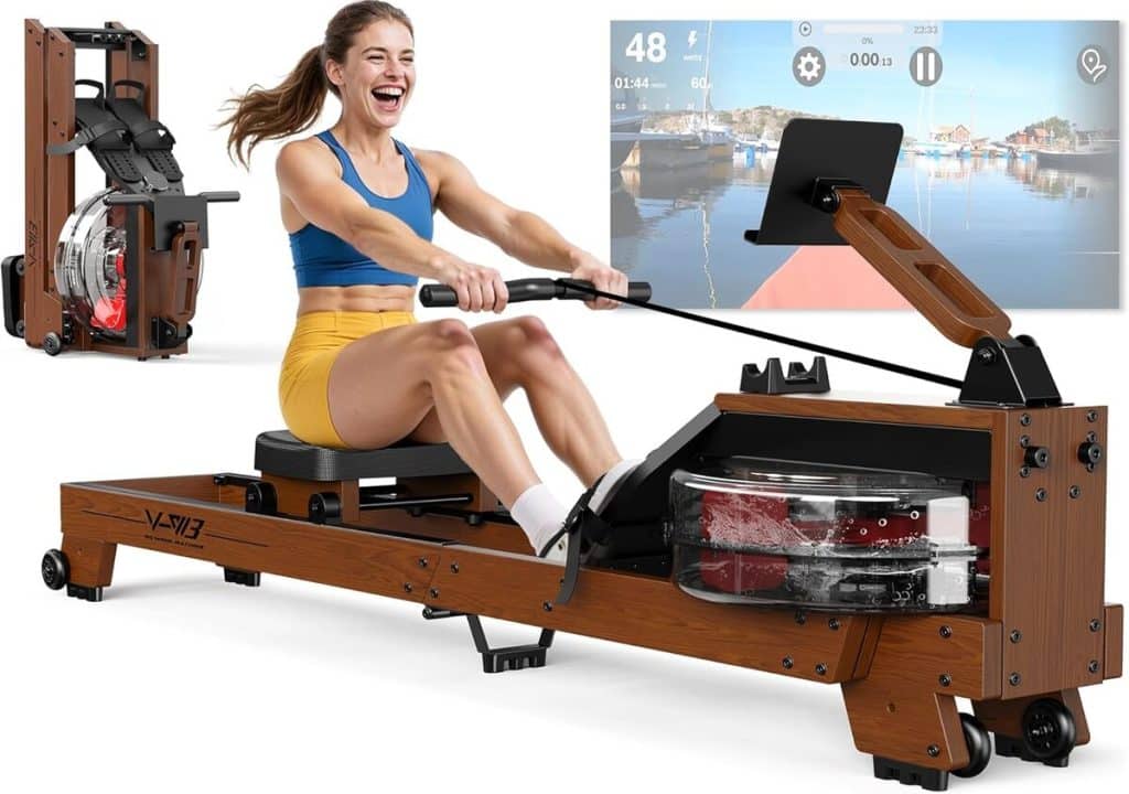 Test du rameur Orisyn pliable design bois : performance et style à domicile