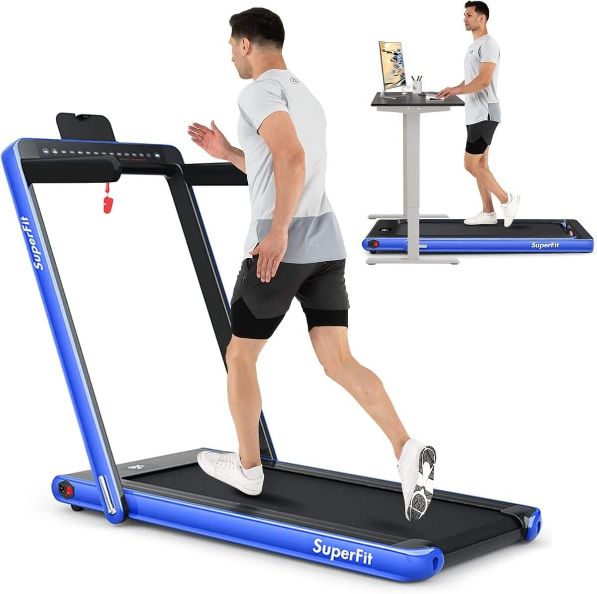 Test du tapis de course pliable Goplus Superfit 2, 25 HP