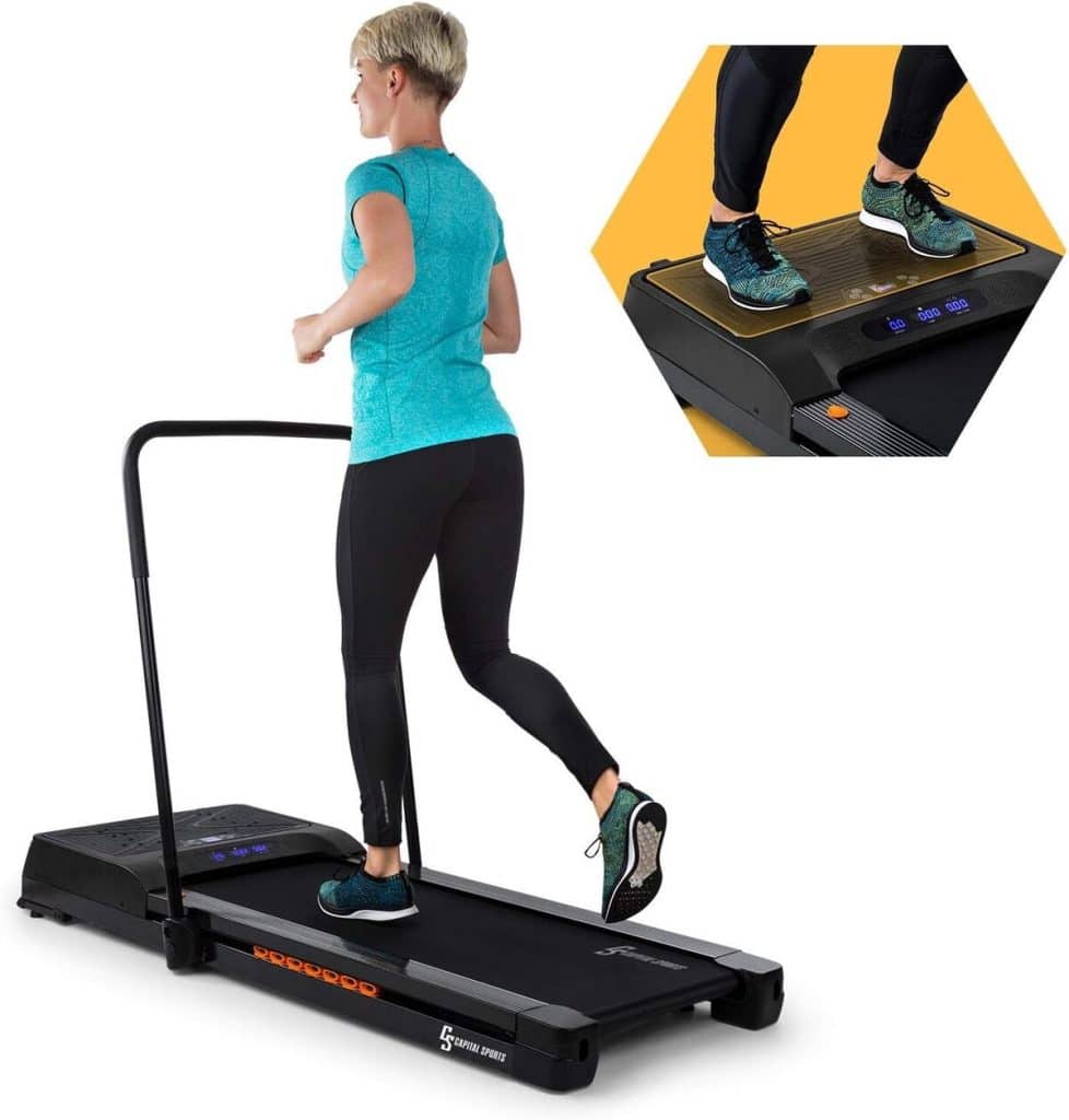 Test KLARFIT Workspace Fusion : tapis de course et plaque vibrante connectés