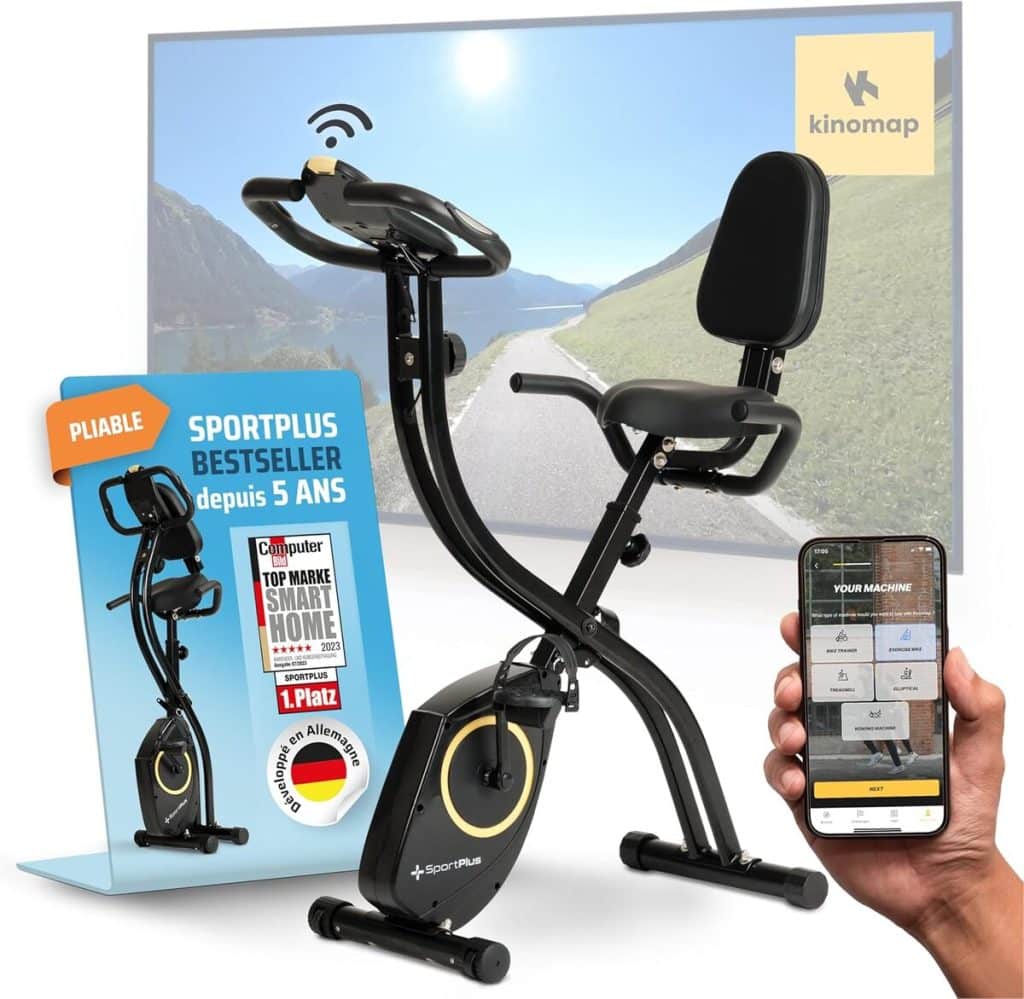 Test : vélo d'appartement pliable Sportplus X-Bike