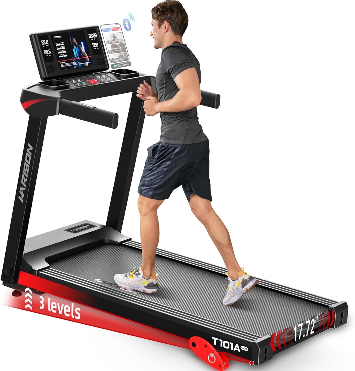 Test du tapis de course Harison 3 HP Bluetooth