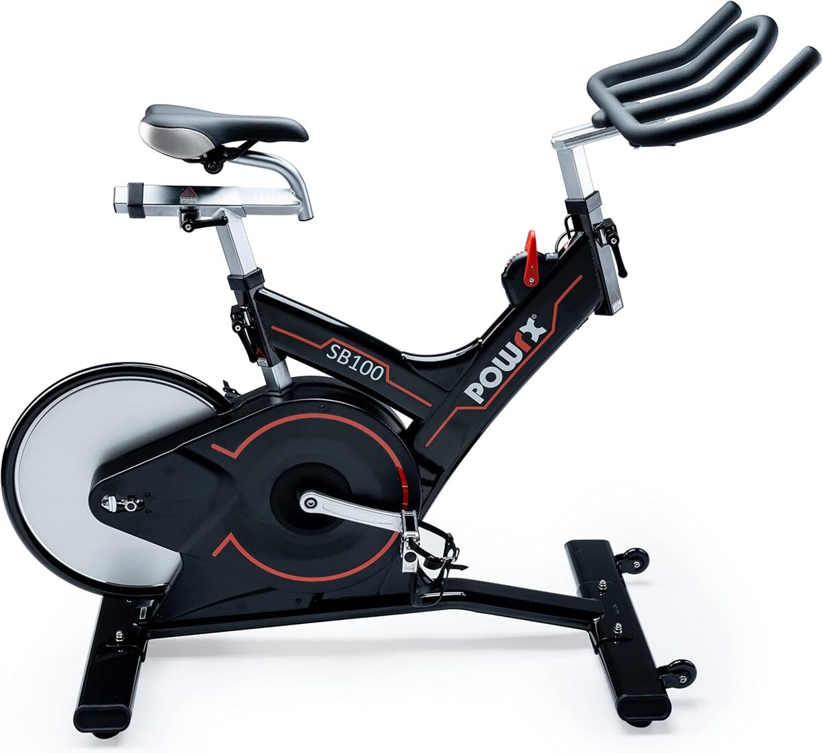 Test du vélo d'appartement POWRX : frein magnétique et hauteur réglable