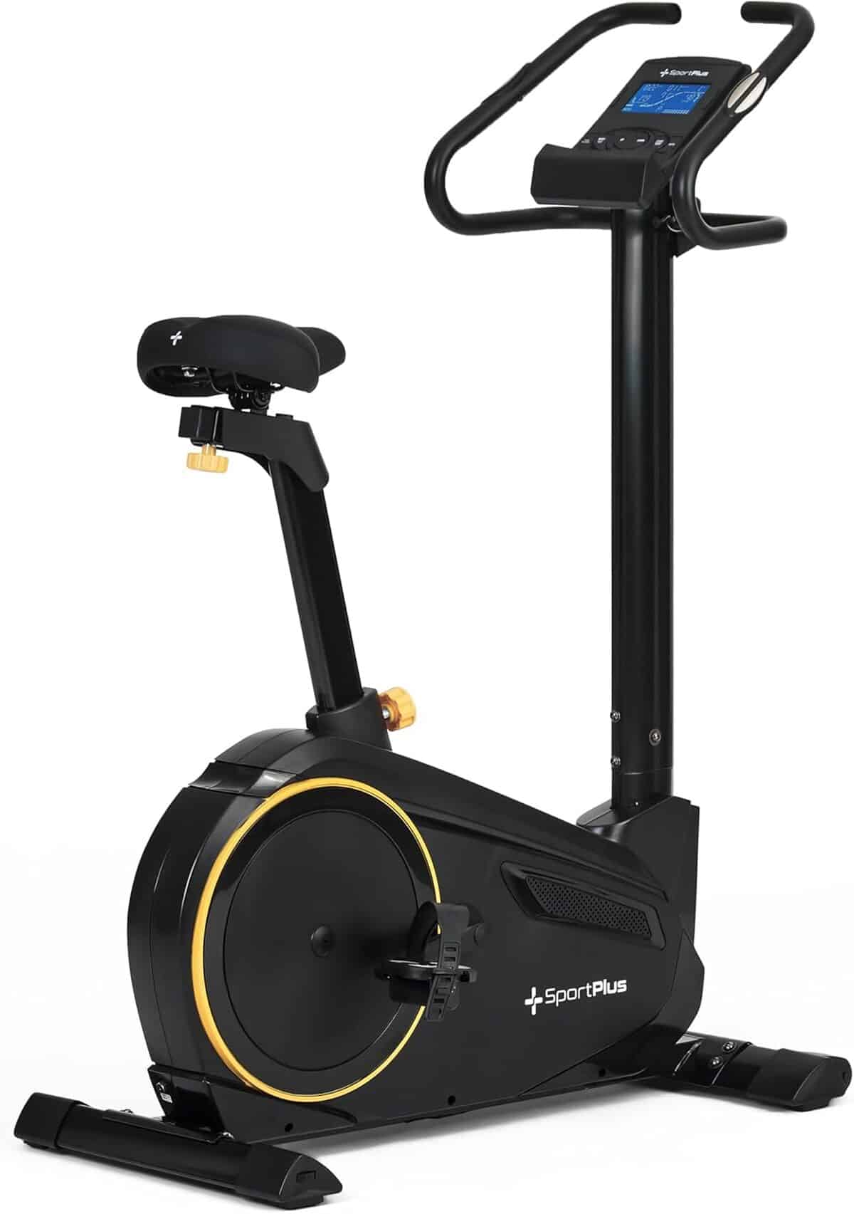 Test du vélo d'appartement SportPlus : 24 niveaux de résistance et 24 programmes de fitness