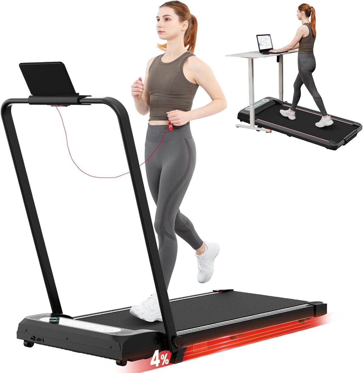 Test : likesporting tapis de course soulage-pieds, moteur silencieux