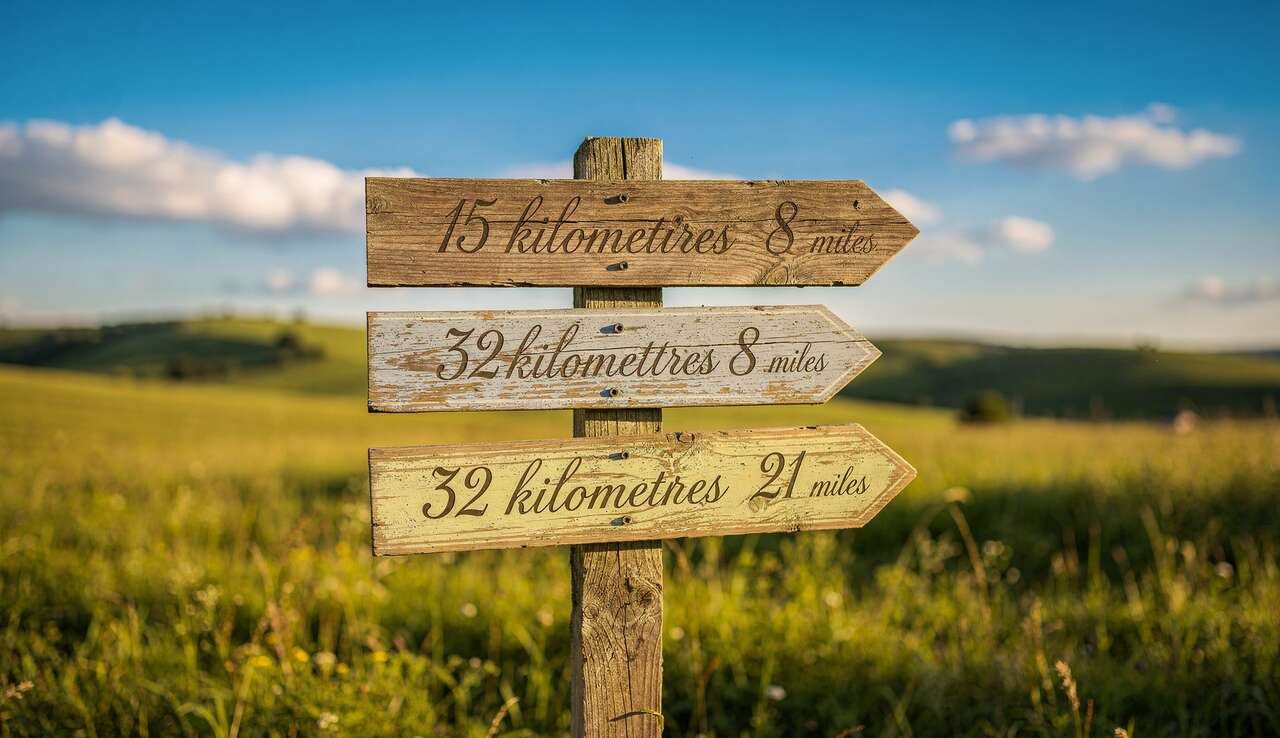 Conversion facile entre kilomètres et miles