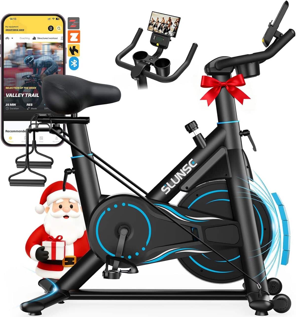 Test : vélo d'appartement SLUNSE, fitness et confort