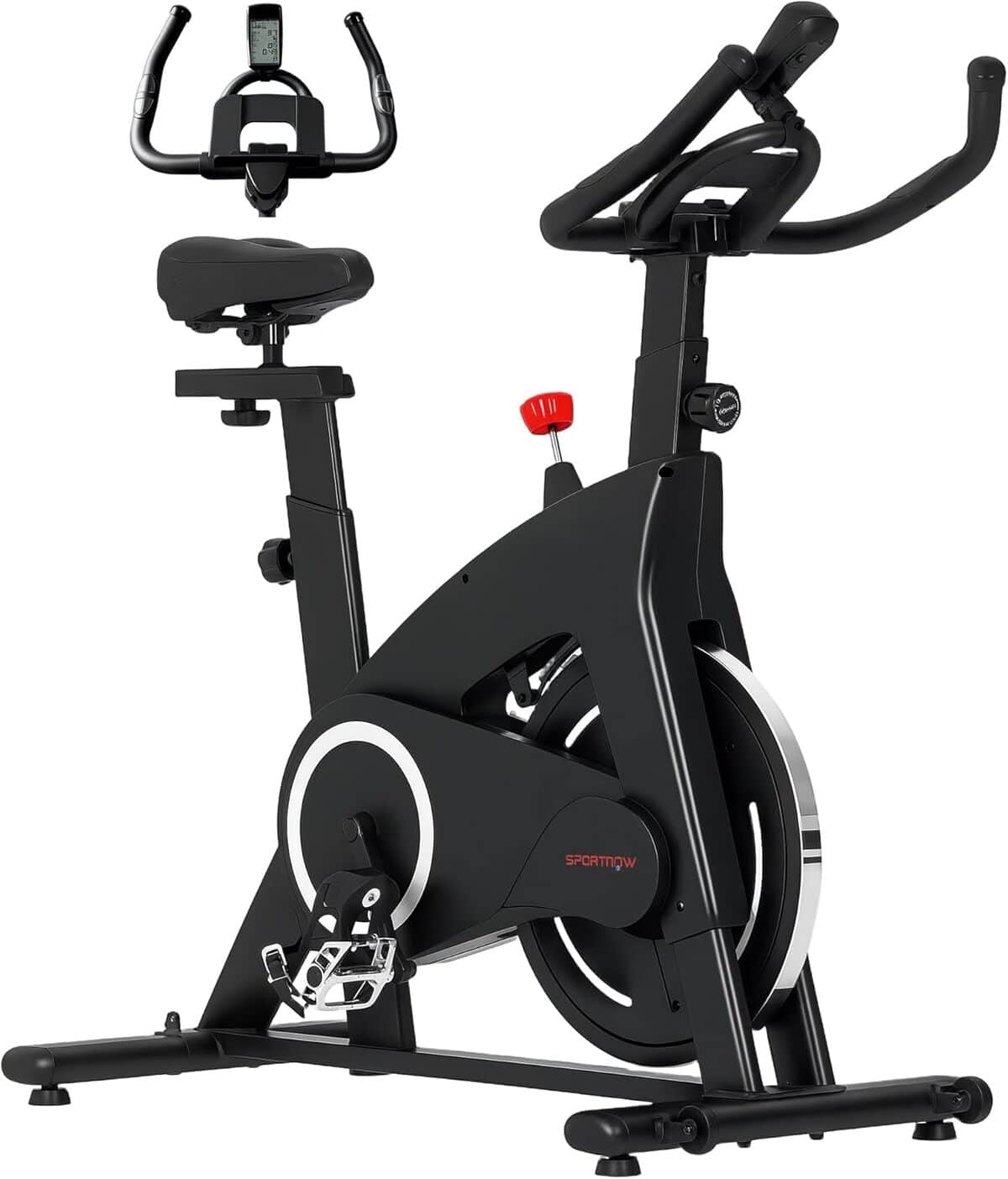 Test : vélo d'appartement SPORTNOW magnétique et silencieux avec écran LCD