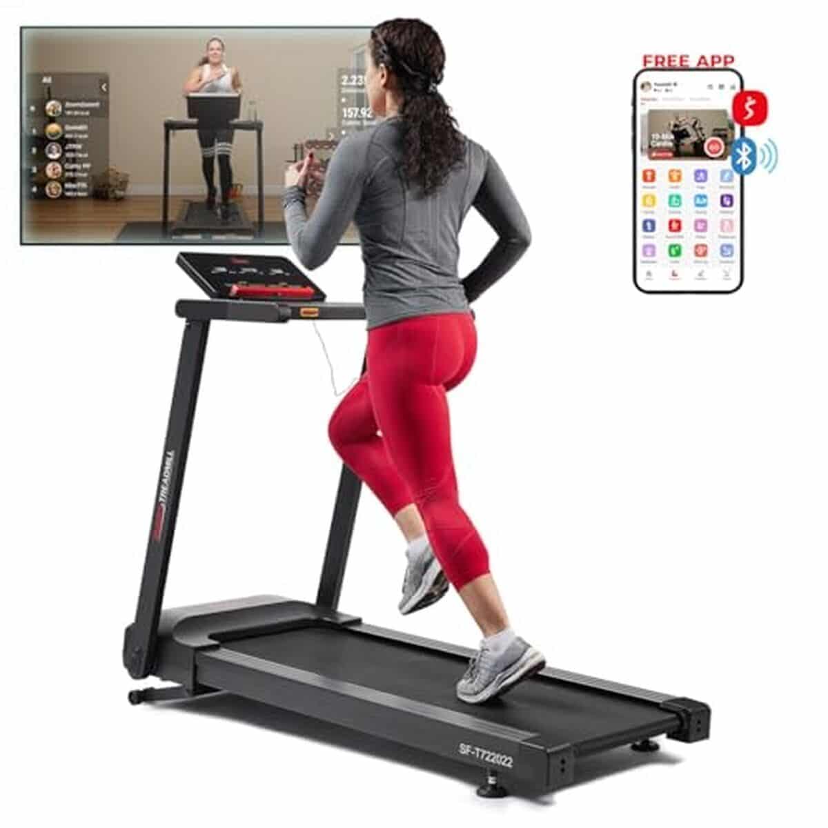 Test du tapis de course pliable Sunny Health & Fitness : performance et technologie