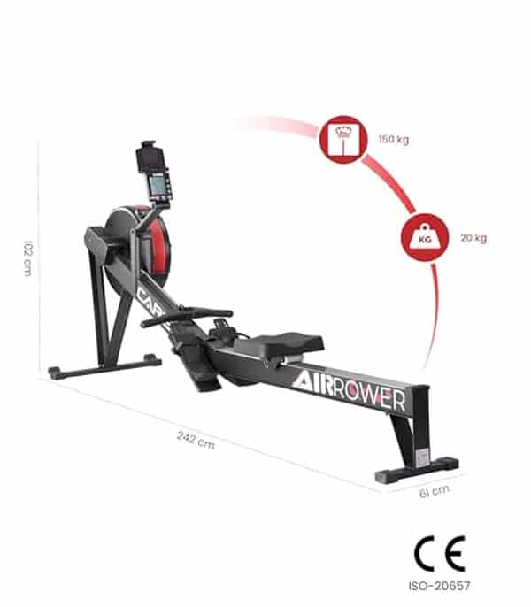 Découvrez notre test du Care Fitness Air Rower : un rameur connecté qui propose 10 niveaux de résistance pour une séance d'entraînement personnalisée et efficace.