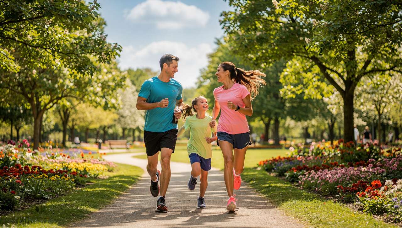 Courir avec des enfants : conseils et bienfaits