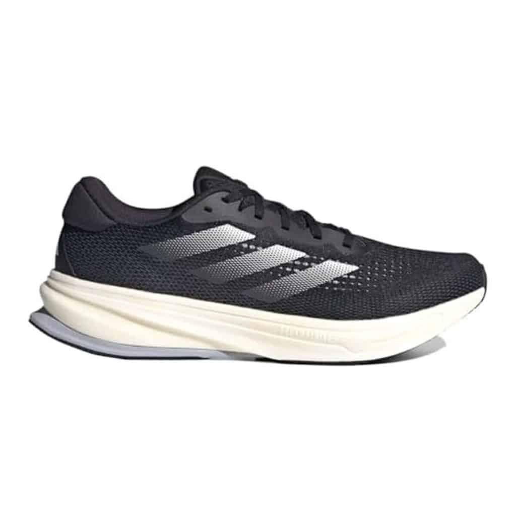Test des chaussures de course adidas Supernova Rise pour homme, noir/blanc, 43 1/3 EU