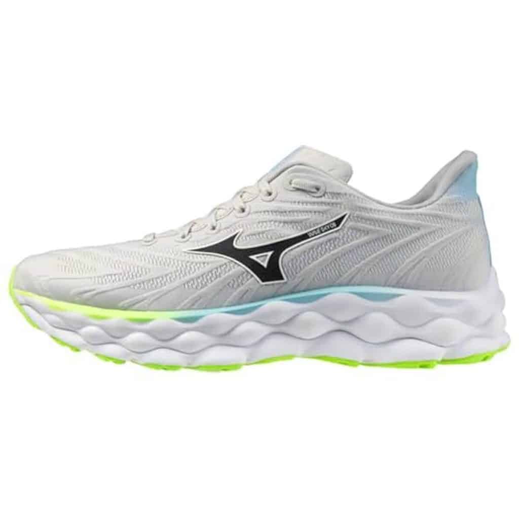 Test des chaussures de course Mizuno, taille 42, 5, gris