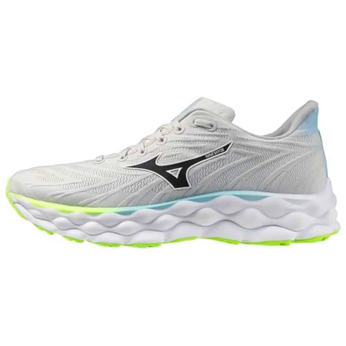 Test des chaussures de course Mizuno, taille 42, 5, gris