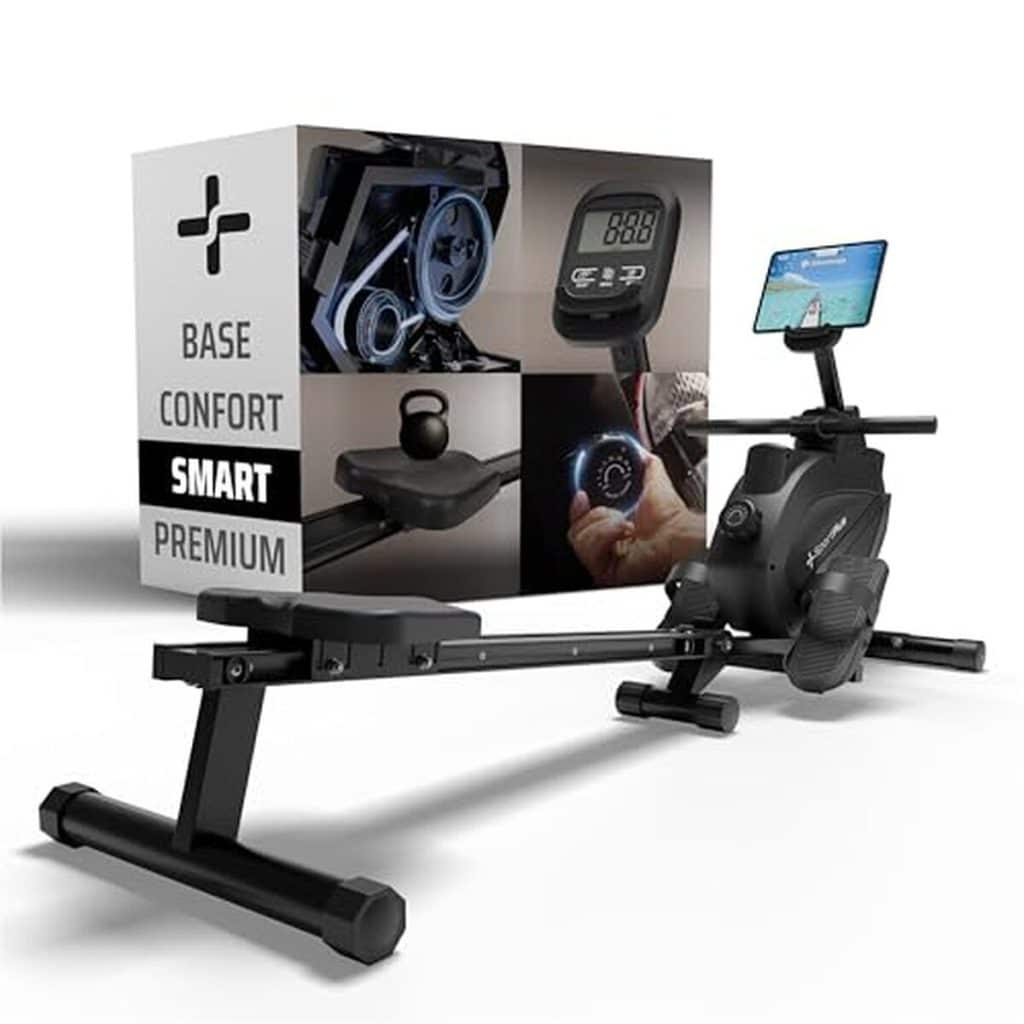 Test du rameur pliable Sportplus : système magnétique silencieux et entretien facile