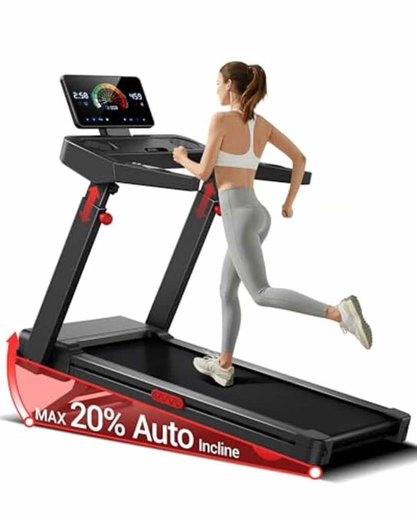 Test du tapis de course UMAY inclinable 20% 3, 5 CV