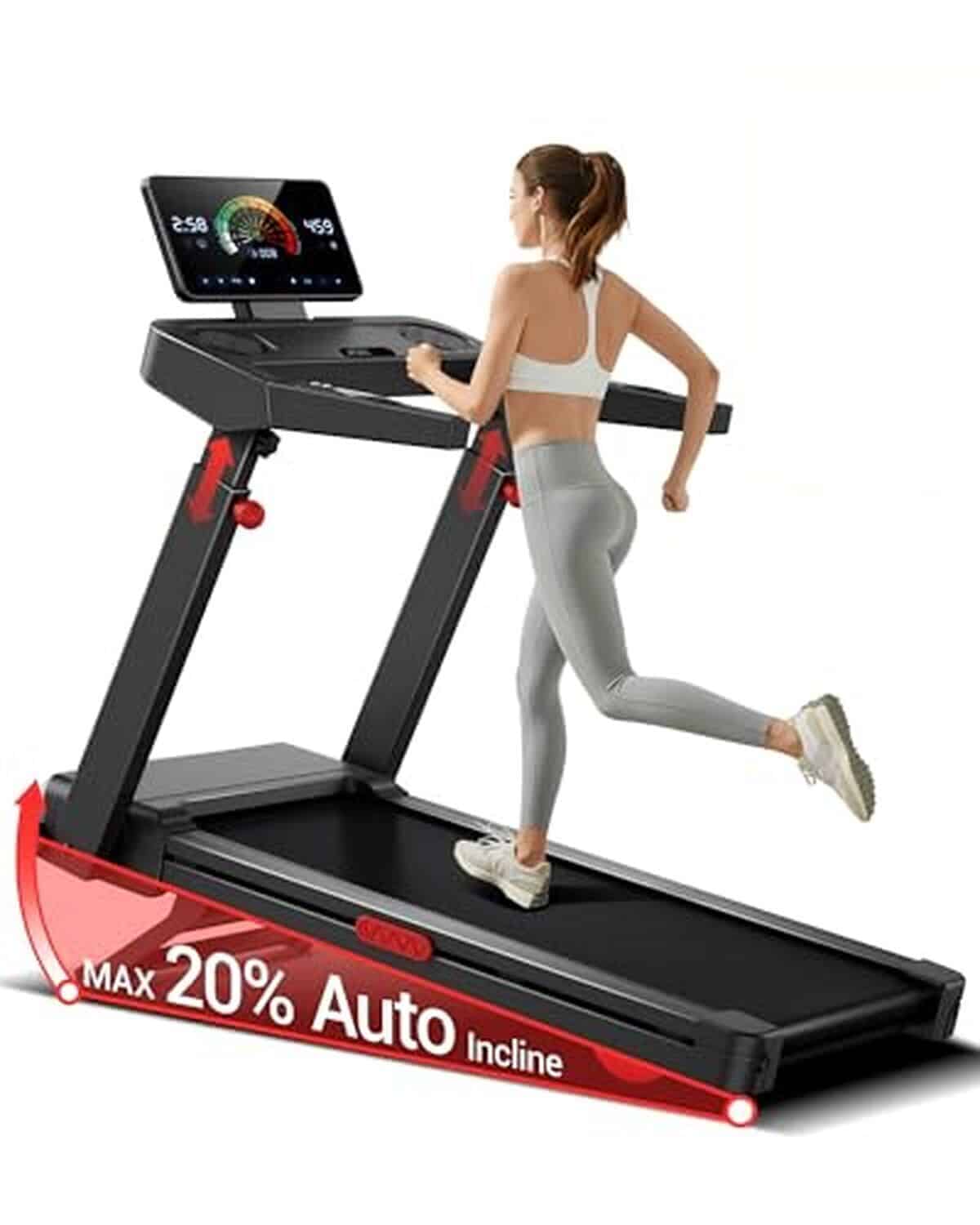 Test du tapis de course UMAY inclinable 20% 3, 5 CV