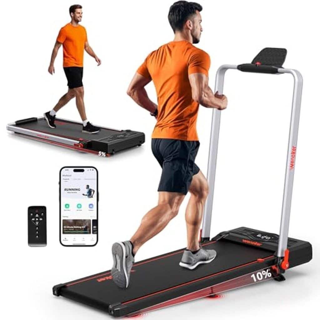 Test : tapis de course pliable 3 en 1 avec inclinaison et application