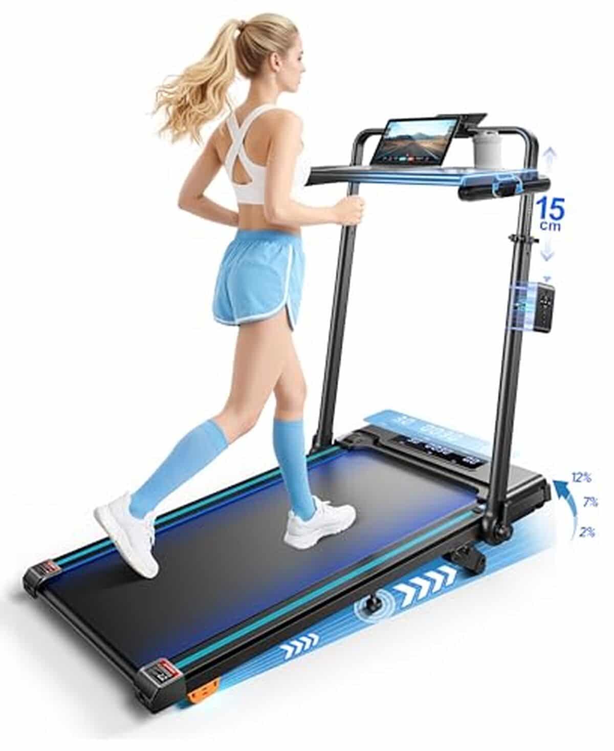 Test : tapis de course pliable incliné Technogym 3.0HP