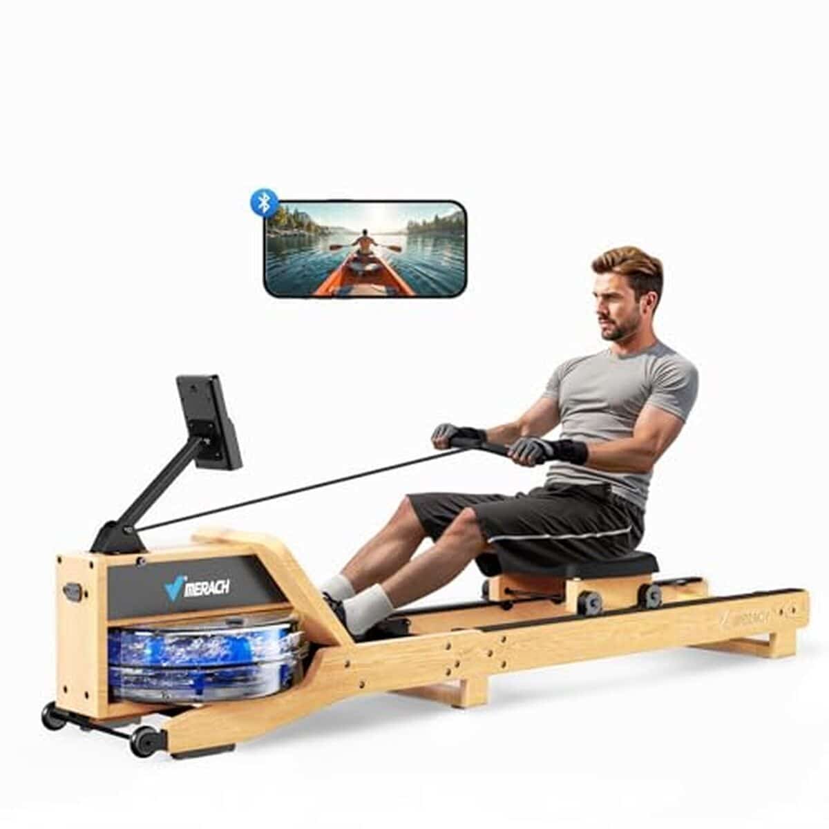 Test du rameur Merach R23O1 : immersion et confort