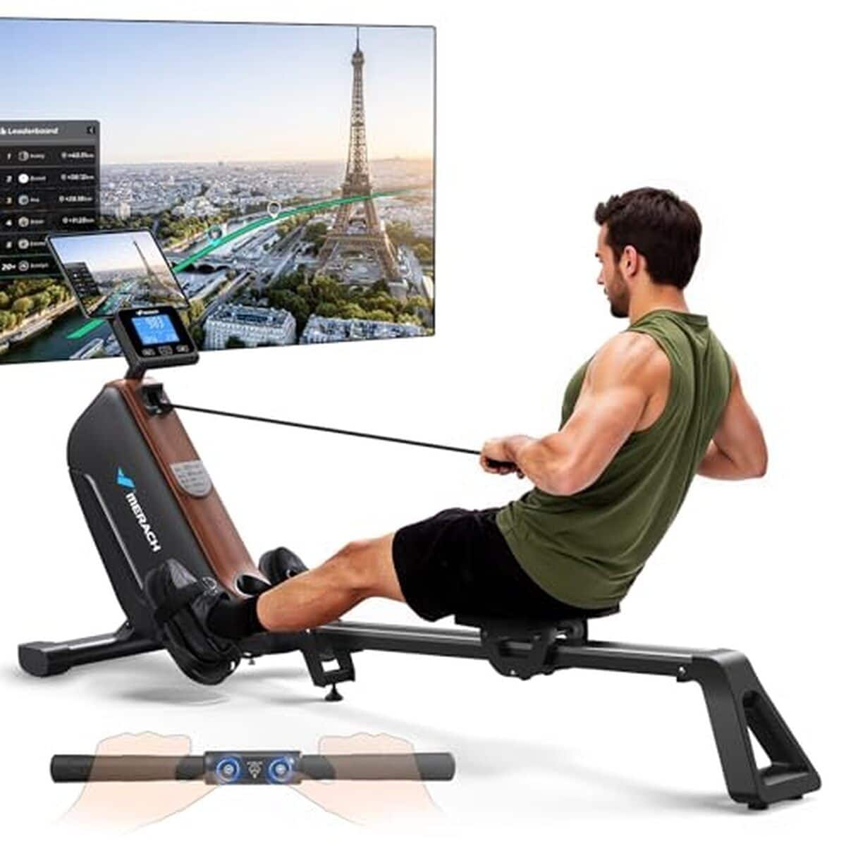 Test du rameur pliable Merach R15B4 : performance et silence au rendez-vous